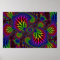 Psychedelic Garden Print