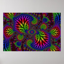Psychedelic Garden Print