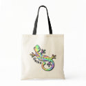 Psychedelic Gecko bags