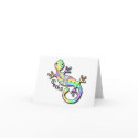 Psychedelic Gecko notecards