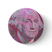 Psychedelic Geo. Washington buttons