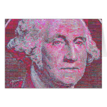 Psychedelic Geo. Washington cards