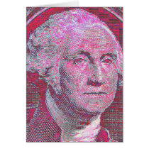 Psychedelic Geo. Washington cards