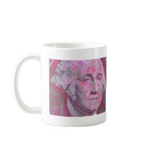 Psychedelic Geo. Washington mugs