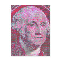 Psychedelic Geo. Washington postcards