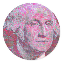 Psychedelic Geo. Washington stickers
