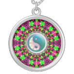 Psychedelic Geometric YinYang Necklace