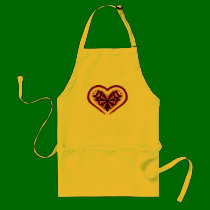 Psychedelic Heart aprons