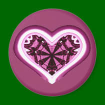 Psychedelic Heart magnets