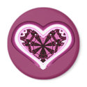 Psychedelic Heart magnets