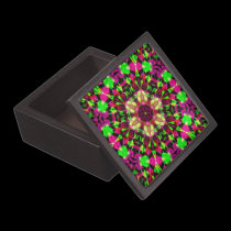 Psychedelic Hexagon Flower Premium Gift Box premium gift boxes