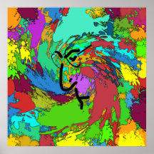 Psychedelic Hippie Poster