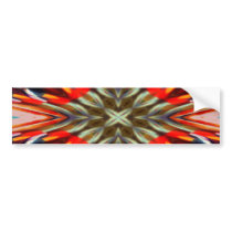 Psychedelic Illusion Abstract bumper stickers