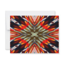 Psychedelic Illusion Abstract invitations