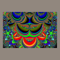psychedelic inkblot posters