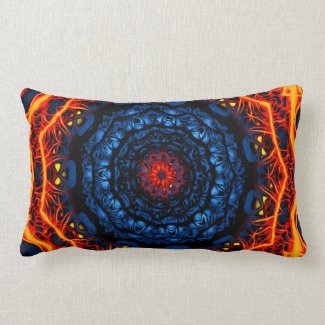 Psychedelic Kaleidoscope6 (fractal passion) Pillow mojo_throwpillow