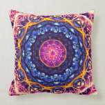 Psychedelic Kaleidoscope 6 (fractal love) Pillows