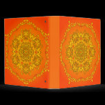 Psychedelic Kaleidoscope Design: Custom Binder