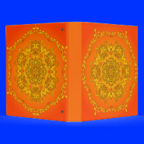 Psychedelic Kaleidoscope Design: Custom Binder