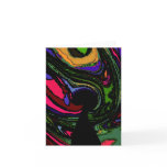Psychedelic Key Hole ~ Greeting / Note Card