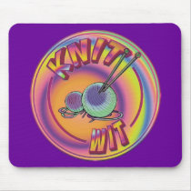 Psychedelic Knit Wit Mouse Pads