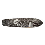 Psychedelic Lines Design #4 Skate Board Deck