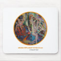 Psychedelic logo mousemat mousepads