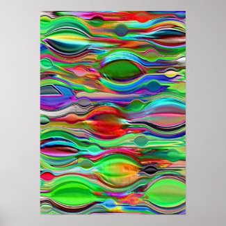 Psychedelic Mind Wave print