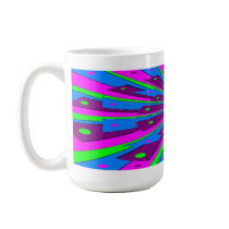 Psychedelic Mug by calroofer Psychedelic Mug