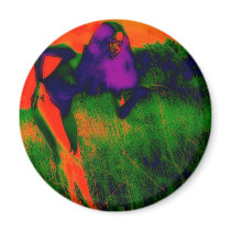 Psychedelic Nude magnets by BlueSunArt Psychedelic Nude magnets