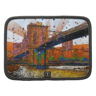 Psychedelic NYC: Brooklyn Bridge #1 Planners