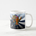Psychedelic NYC: Charging Bull of Wall Street Mug