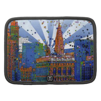 Psychedelic NYC: Chrysler, Flatiron #1 Planner