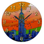 Psychedelic NYC: Empire State Building #3 Clock