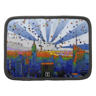 Psychedelic NYC: ESB Wide Skyline View Planner