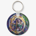 Psychedelic oil painting keychains by ashstone Psychedelic oil painting keychains