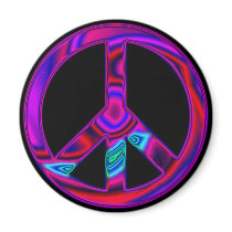 Psychedelic Peace magnets