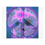 psychedelic peace sign custom invites