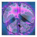 psychedelic peace sign poster posters