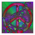 psychedelic peace sign poster posters by jimwhitehd psychedelic peace sign poster posters