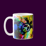 Psychedelic Peace Turtles Mugs