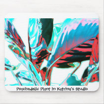 Psychedelic Plant mousepads