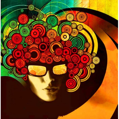 psychedelic pop art poster from 14.95 print