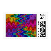 Psychedelic Postage Stamp