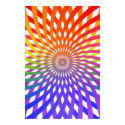 Psychedelic Poster: Rainbow Spiral posters