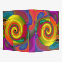 Psychedelic Punch binders