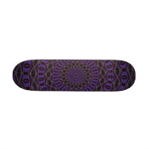 Psychedelic Purple Skateboard by BeMusedArt Psychedelic Purple Skateboard