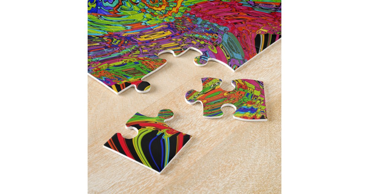 Psychedelic Puzzle Zazzle