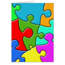 Psychedelic Puzzle Cards