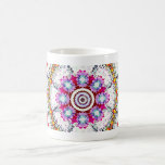 Psychedelic Radial Artwork: Coffee Mug